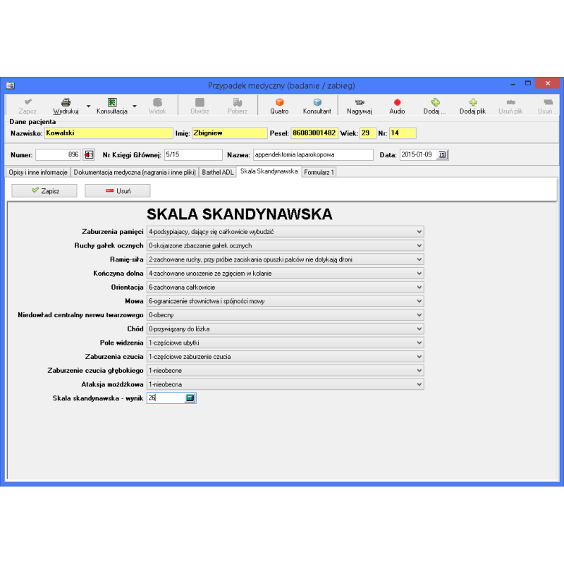 skala skandynawska skala skandynawska